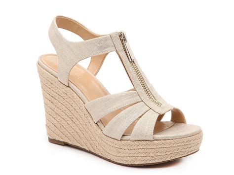 michael michael kors berkley espadrille wedge sandals|michael kors berkley flat sandals.